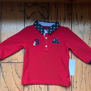 Baby boy 6 month long sleeve polo BNWT